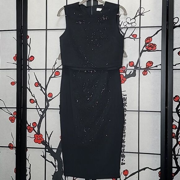 A.L.C. Julian Black Sequin Midi Skirt Set Size 4 - Picture 3 of 8